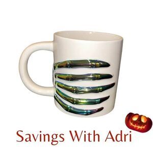 Halloween Skeleton Hand Mug